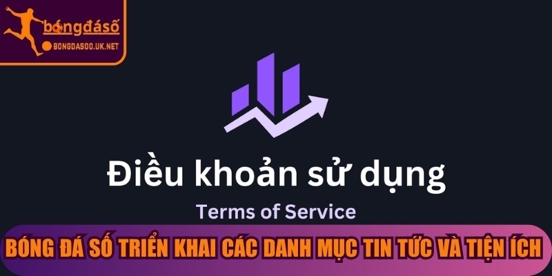 Bóng Đá Số triển khai các danh mục tin tức và tiện ích rõ ràng